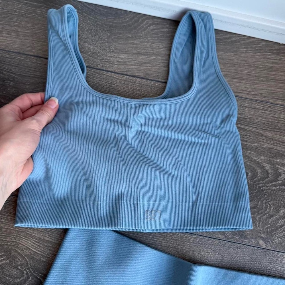 Set active Seamless Blue Workout Set - Picture 4 of 6